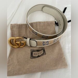 Special edition raffia Gucci belt